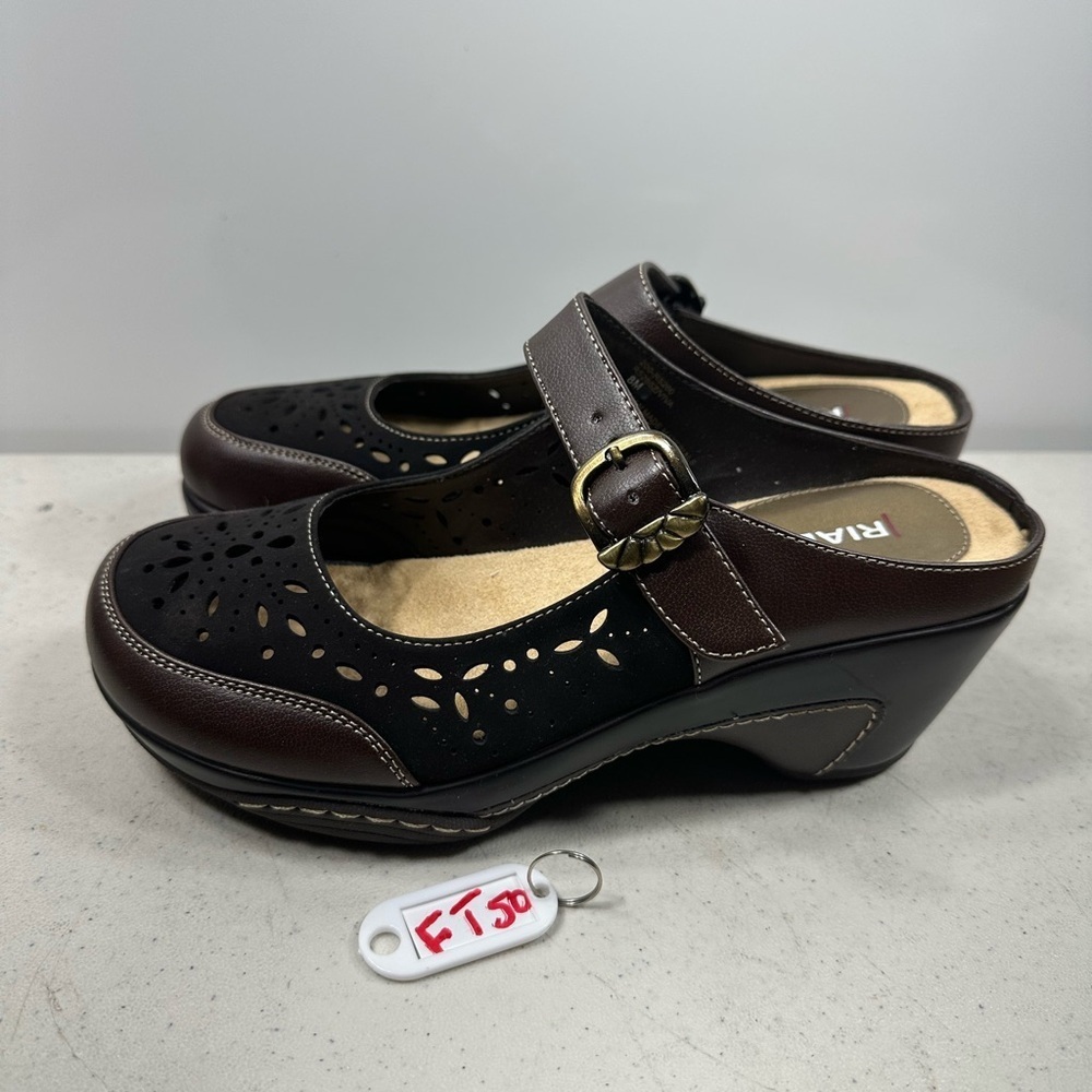 Rialto Comfort Shoes Brown
Platform Mules size 8 new